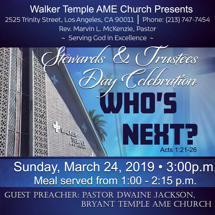 Steward & Trustee Day